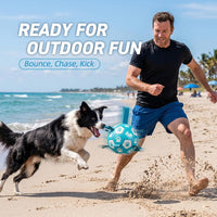 QDAN Dog Balls, Outdoor Dog Toys - Large Size 3 / Light Blue - image 4