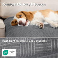 Bedsure Waterproof Couch Cover for Sofa and Dogs Quick Drying - 40x50 inch / Ash Grey - image 4