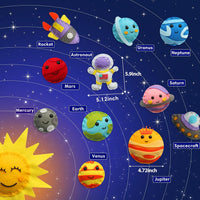 Flying Childhood solar system sewing kit for kids with felt planets, needles and floss - view 4