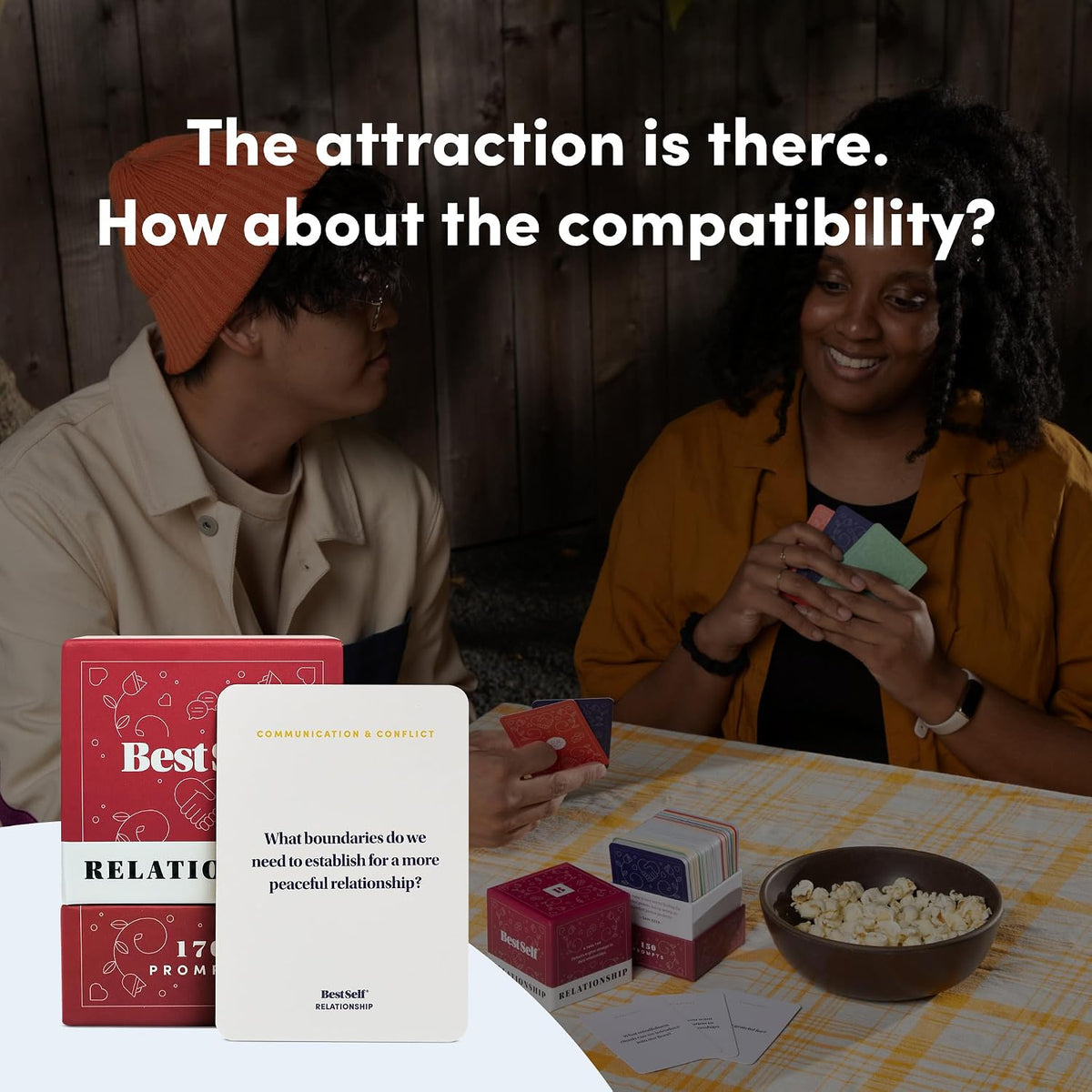 BestSelf Intimacy Deck, 170 Conversation Cards for Couples - Relationship Deck - image 3