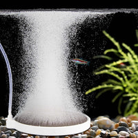 Fish Tank Bubbler, 3.2 Inch Aquarium Air Stone Kit, Nano Quiet Oxygen Diffuser for 20-70 Gallon - 6 Inch, for 100-150 Gal