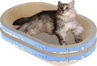 Cat Scratcher Bed 23.6x14.9” Extra Large Cardboard Cat Scratching Bed – Essentials for Cats - 2PC-23.6 x 14.9 x 3.9 inches