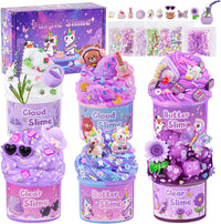6-Pack Pink Slime Kit for Girls - Lavender