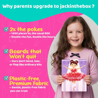 Jackinthebox Poke Art Magical Flower Pressing Craft Kit for Girls - Fashion - image 4