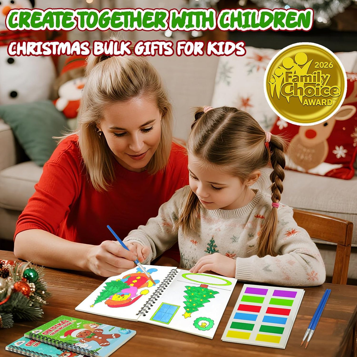 ZMLM 24 Pack Coloring Books - Christmas - image 3