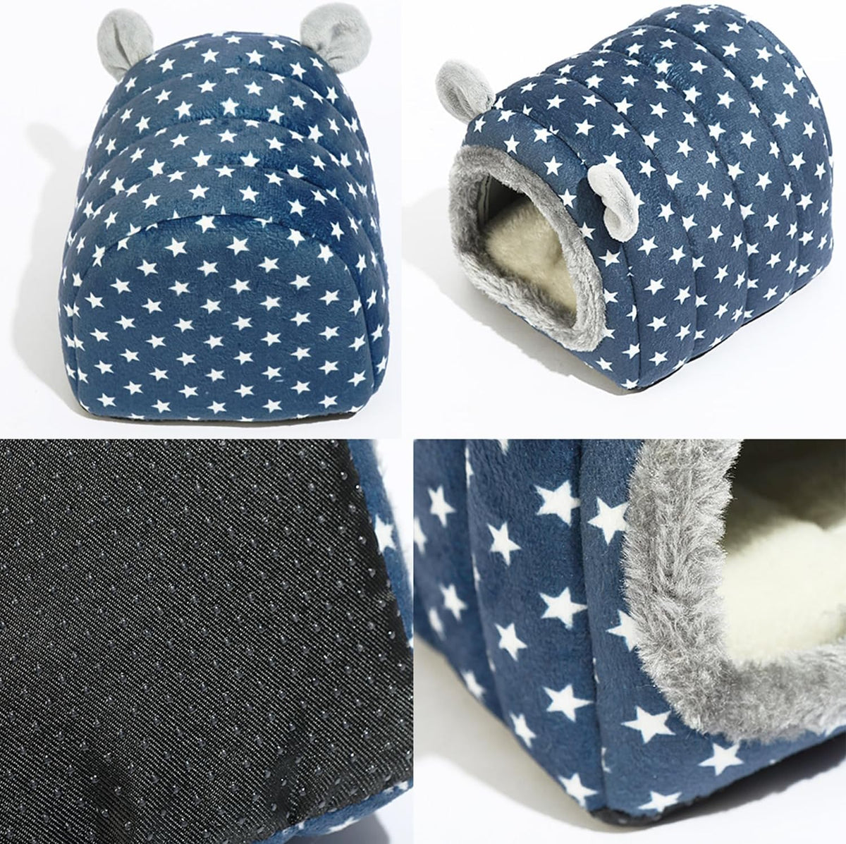 Hedgehog Bed Cave Nest Hideout - Blue - image 3
