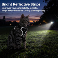 Cat Harness and Leash Set, Escape Proof Cat Vest, XL - Pink / XX-Large - image 3