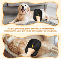 Pet Hair Removal Glove, 2025 New Reusable Electrostatic Glove for Cats & Dogs, Effective Pet Hair Remover for Furniture, Couch, Carpet, and Car Seats (3PCS)
