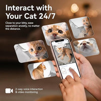 CATLINK 2025 New Ultra Self Cleaning Litter Box with AI Camera, 5G WiFi Automatic Cat Litter Box Self Cleaning for Multi-cat, APP Health Monitor, Pinch-Free Robot Cat Litterbox with Cleaning Brush