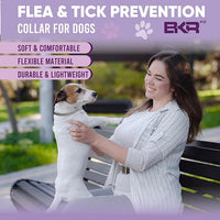 Flea Collar for Dogs – 2 Pack 16 Month Natural Flea & Tick Prevention Dog Flea Collar Adjustable One Size Fits All, Safe and Effective