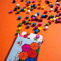 100 Wooden Meeples, Multi Color Board Game Tokens & Replacement Pieces – Fun for Kids & Family - 100 Wooden Cubes - image 4