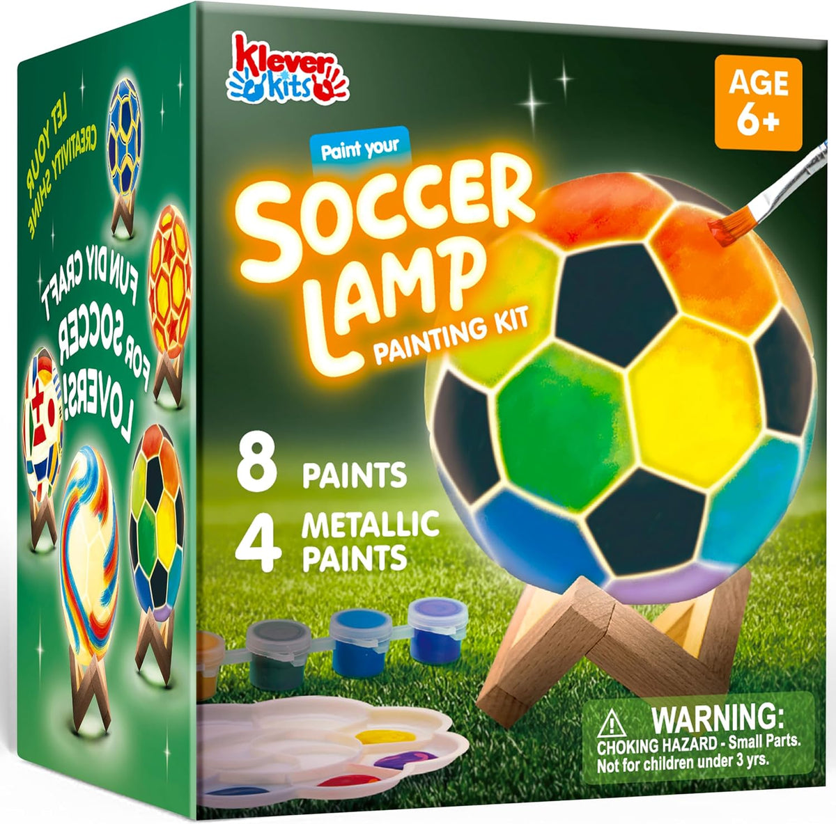 Klever Kits DIY 3D Moon Night Light - Soccer Ball