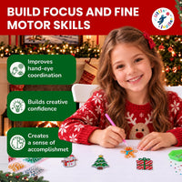 Little Jupiter diamond art Christmas ornaments kit with gem bells, stars and snowflakes - view 7