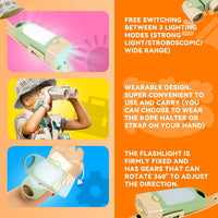 SMILESSKIDDO kids explorer kit with safari vest, hat, bug catcher and magnifying glass - view 4