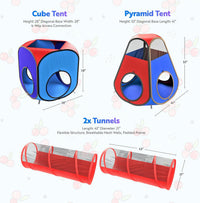 Playz 4pc Kids pop up Play Tent - image 3