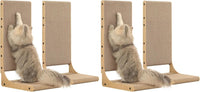 Zakkart 2-Pack L-Shaped Cat Scratching Board, Cardboard - Large 2PC (25.6'' tall) (Pack of 2)
