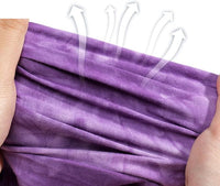 Cat Recovery Suit for Male and Female Surgical Post Surgery Soft Cone Onesie Tie Dye Cats Shirt Clothes Neuter Licking Protective Diapers Outfit Cover Kitten Spay Collar Alternative(Purple, M)
