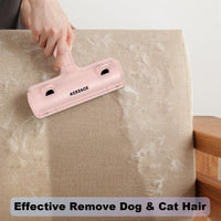 ACE2ACE Pet Hair Remover, Reusable Lint Roller for Cat and Dog Hair, White – Essentials for Cats - Pink - image 2