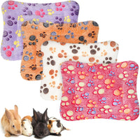 Haull 4 Pcs Waterproof Guinea Pig Bedding Mat, 13 x 10 - Paw / 13 x 10 Inch