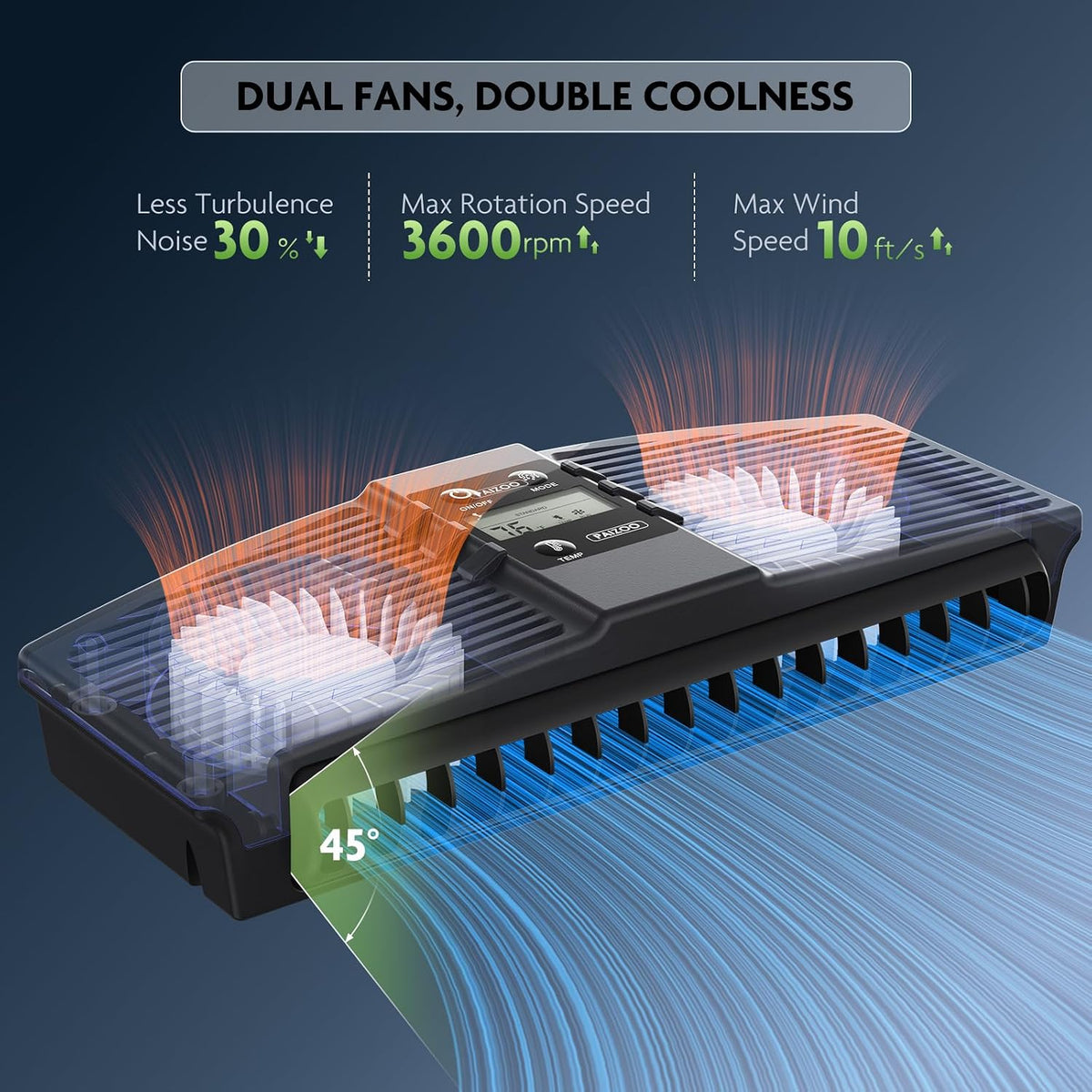 PAIZOO Aquarium Chiller Fan with Temp Probe & LCD Display - PZBC-2 - image 4
