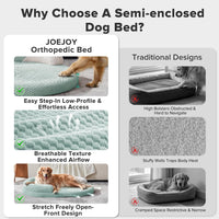 JOEJOY XL Orthopedic Dog Beds Large Sized Dog - Green / L(36"x 27"x 6") - image 2