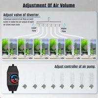 AquaMiracle 6/8/16W Quiet Fish Tank Air Pump 200/317/475GPH - For ≤ 1200 Gal Tanks - image 2