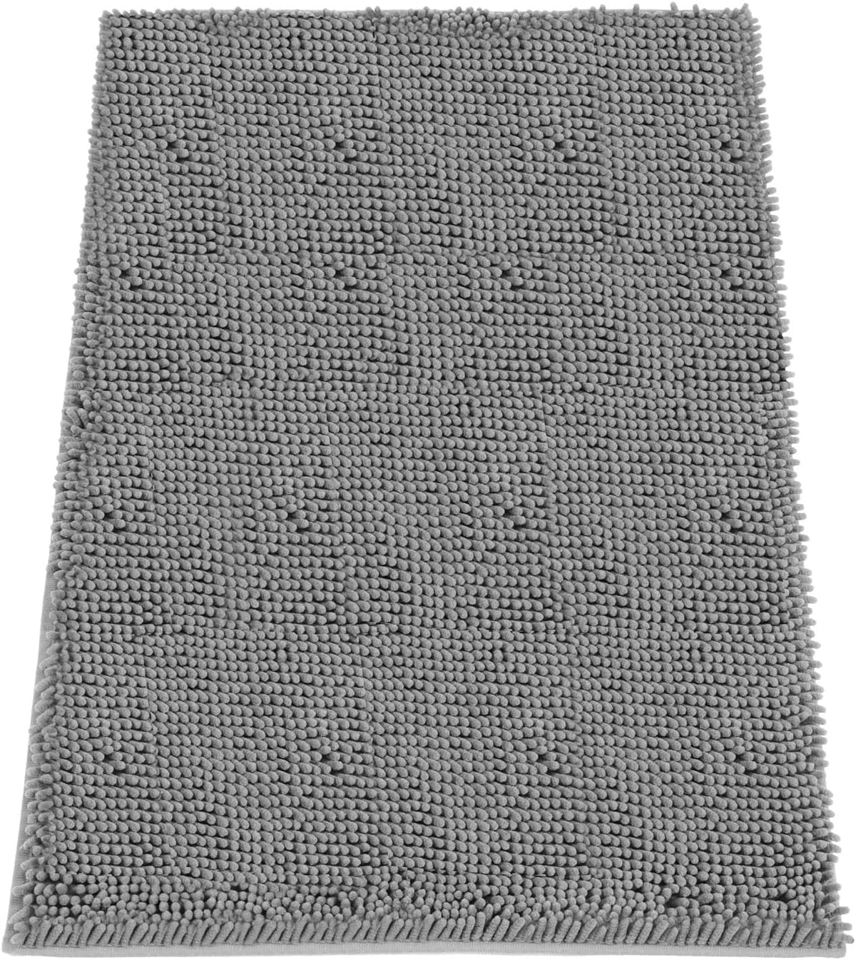 Absorbent Dog Door Mat for Muddy Paws - 48"L x 30"W x 1" Th / Light Grey