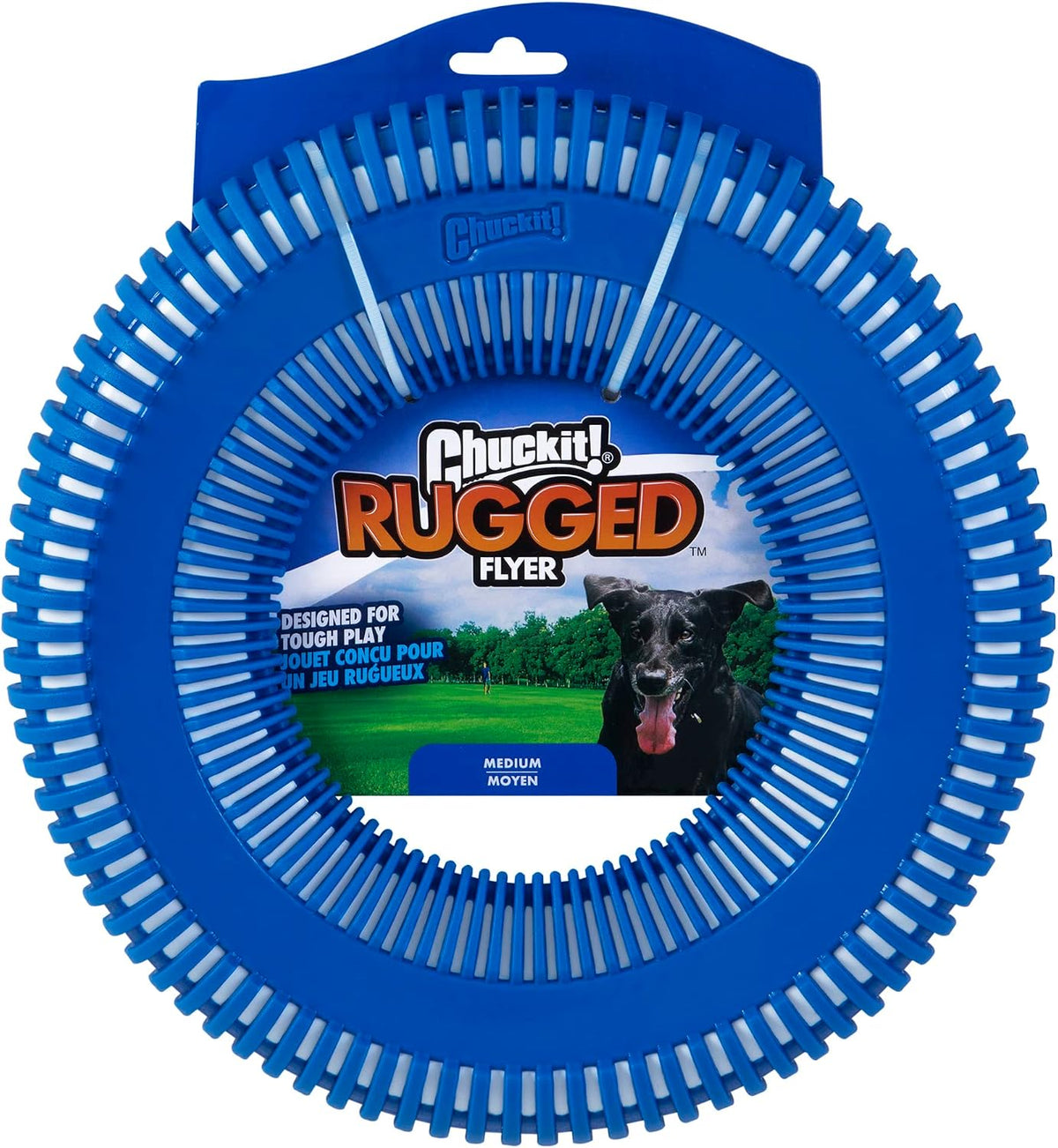 Chuckit! Rugged Flyer Dog Toy, Medium, Assorted Colors – Essentials for Dogs