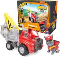 Rubble & Crew Charger’s Crane Grabber Construction Toy & Action Figure – Fun for Kids & Family - Charger's Crane Truck