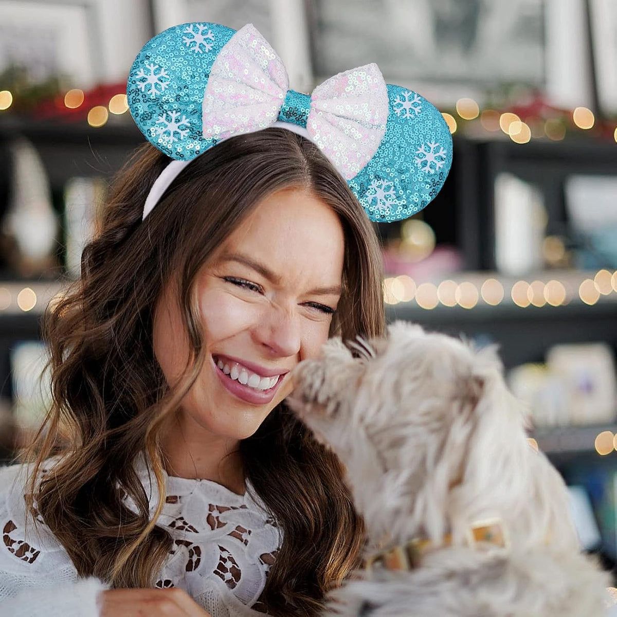 ETLUK Mouse Ears Headband - Icy Blue - image 3