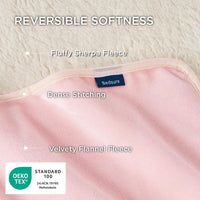 Bedsure Waterproof Dog Blankets for Small Dogs Soft Cat Blanket Warm - XL(50x60") / Azalea Pink - image 2