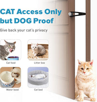 Neobay Cat Door Latch with Stabilizer - Black 4 Packs - image 2