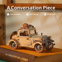 ROBOTIME Big Ben 3D wooden puzzle model with LED light - view 10
