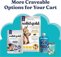 Solid Gold Cat & Dog Multivitamin Chews - Kelp, Omega 3 & Vitamins for Dental, Digestive, Immune, Skin & Coat Health - Multi Vitamin for Dogs & Cats - Sea Kelp Based Soft Chew for All Ages - 120ct