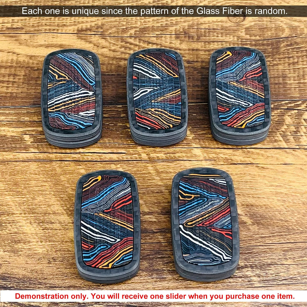 DjuiinoStar DFS-28 carbon fiber magnetic fidget slider, free-floating design - view 12