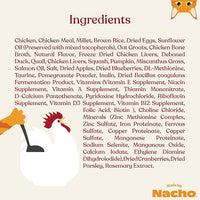 Made by Nacho Dry Cat Kibble 10lb Bag, High Protein Premium Cat Food with Freeze-Dried Pieces, Cage-Free Chicken, Duck & Quail, Limited Ingredients, Single Bag