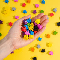 100 Wooden Meeples, Multi Color Board Game Tokens & Replacement Pieces – Fun for Kids & Family - 100 Wooden Meeples - image 4