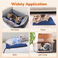 Pecute Pet Heating Pad with Chew Resistant Cord - Constant Temp / 25.6"L x 19.7"W x 0.2"Th - image 4