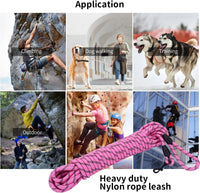 Hi Kiss Dog/Puppy Obedience Recall Training Agility Lead - 30 Feet / U1:Pink-Diam 1/3" - image 2