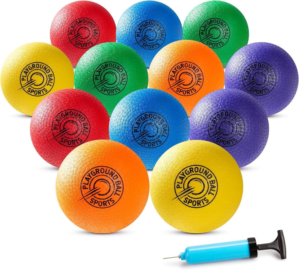 EVERICH TOY Playground Balls Kickball - Multicolor - Purple / 12 Pack