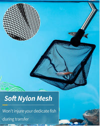 Pawfly Aquarium Fish Net with Extendable 9-24 Inch Long Handle - 3 Inch - image 2