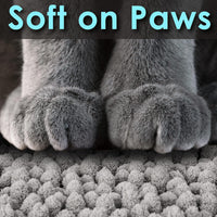 CatGuru Cat Litter Mat, Waterproof Litter Box Mat - Gray/ Heavy-Duty / Medium - image 4