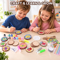 EPUMP Glow in the Dark Wooden Painting Kit for Kids - Wooden Painting Kit - Fruit - image 3