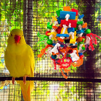 Extra Large Natural Wood Bird Toys for Macaws, African Grey - Elliptical - image 2