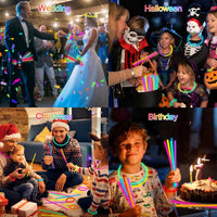 JICUICUI Glow Sticks Bulk Party Pack - 50glow sticks - image 2