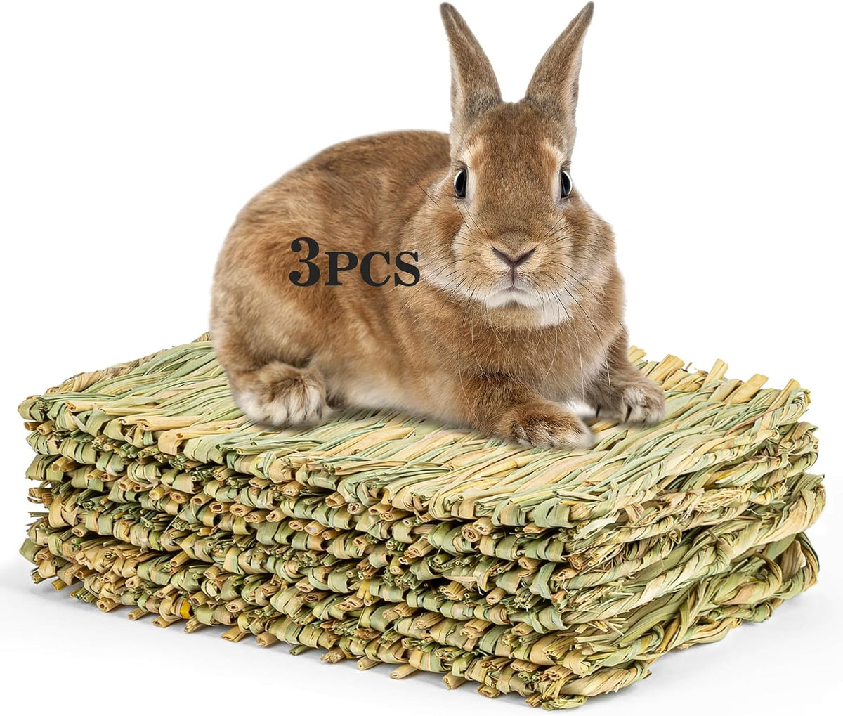Sukh Bunny Mat, Grass Mats for Rabbits - 3 PCS