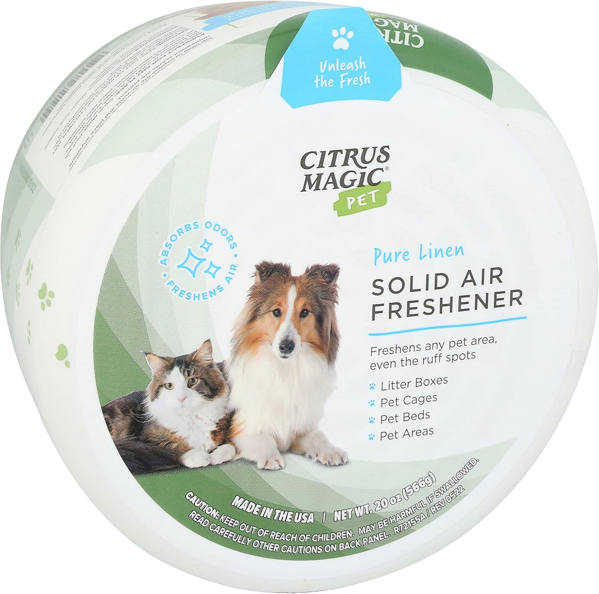 Citrus Magic Pet Solid Air Fresheners - Pure Linen / 20 Ounce (Pack of 2) / 20 Ounce (Pack of 2) - image 4