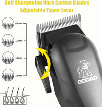 Dog Clippers Grooming Kit with Paw Trimmer - Black - image 2
