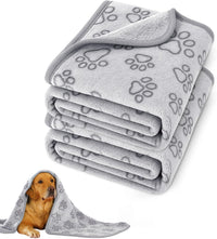 41" x 30" Dog Blankets for Medium Dogs, Cat - 41" x 30" / Grey / 2