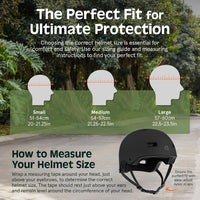 Retrospec Dakota Protective Bike Helmet, Skateboard, Scooter - Matte Black / Large - image 4